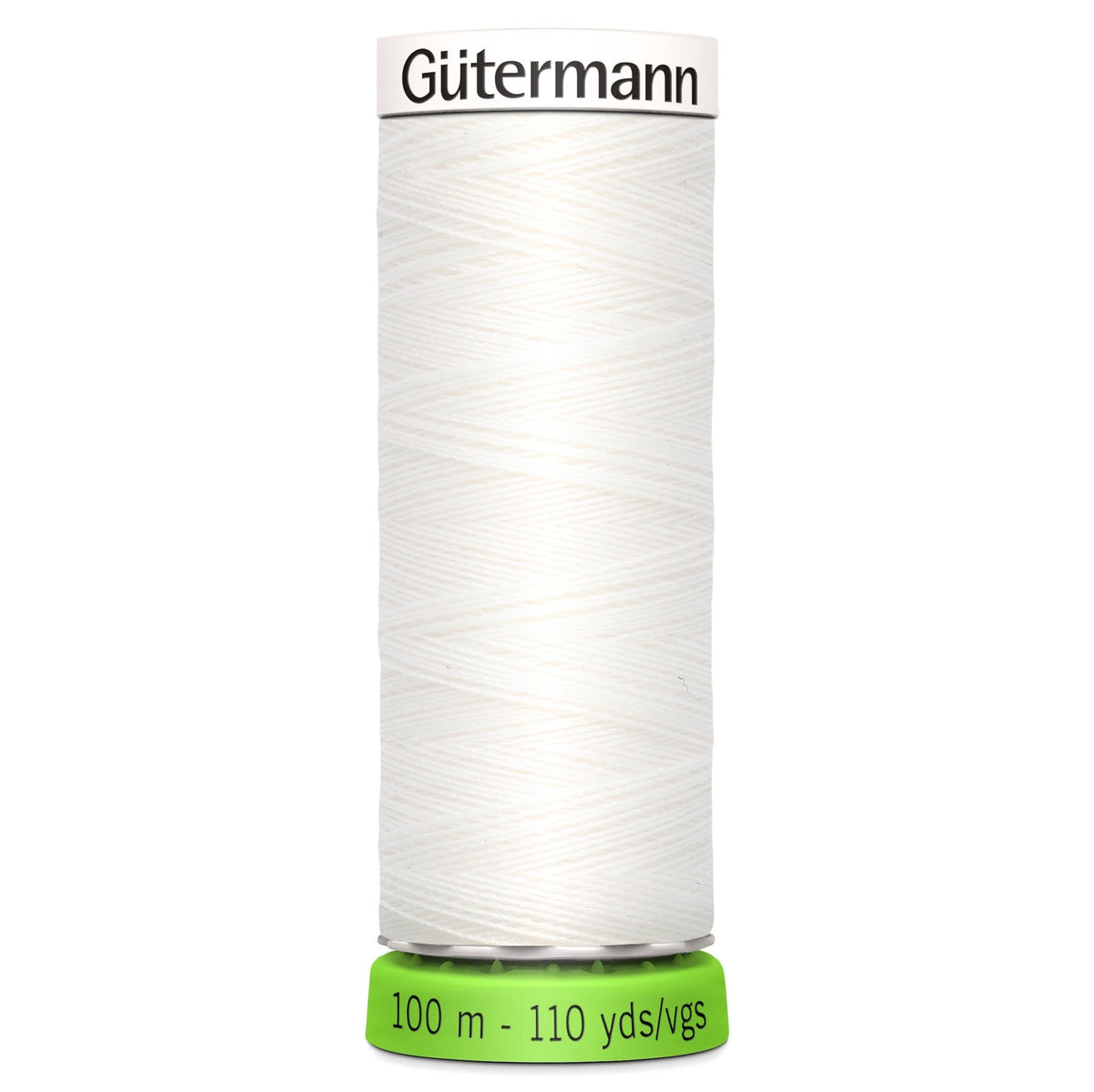 800 White - Gütermann Sew All rPET Thread 100m - sewecofabrics