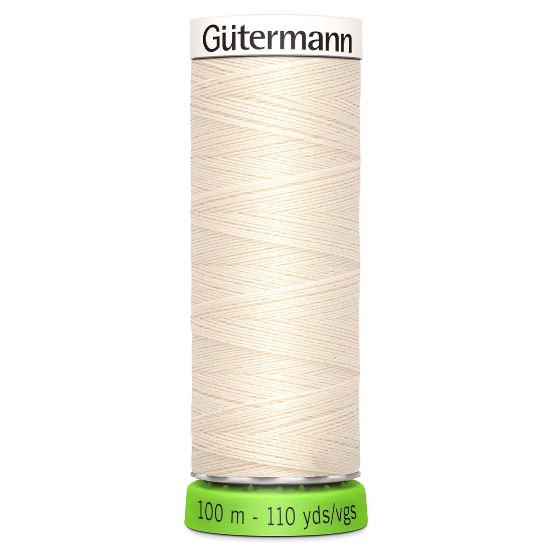 802 Porcelain - Gütermann Sew All rPET Thread 100m - sewecofabrics
