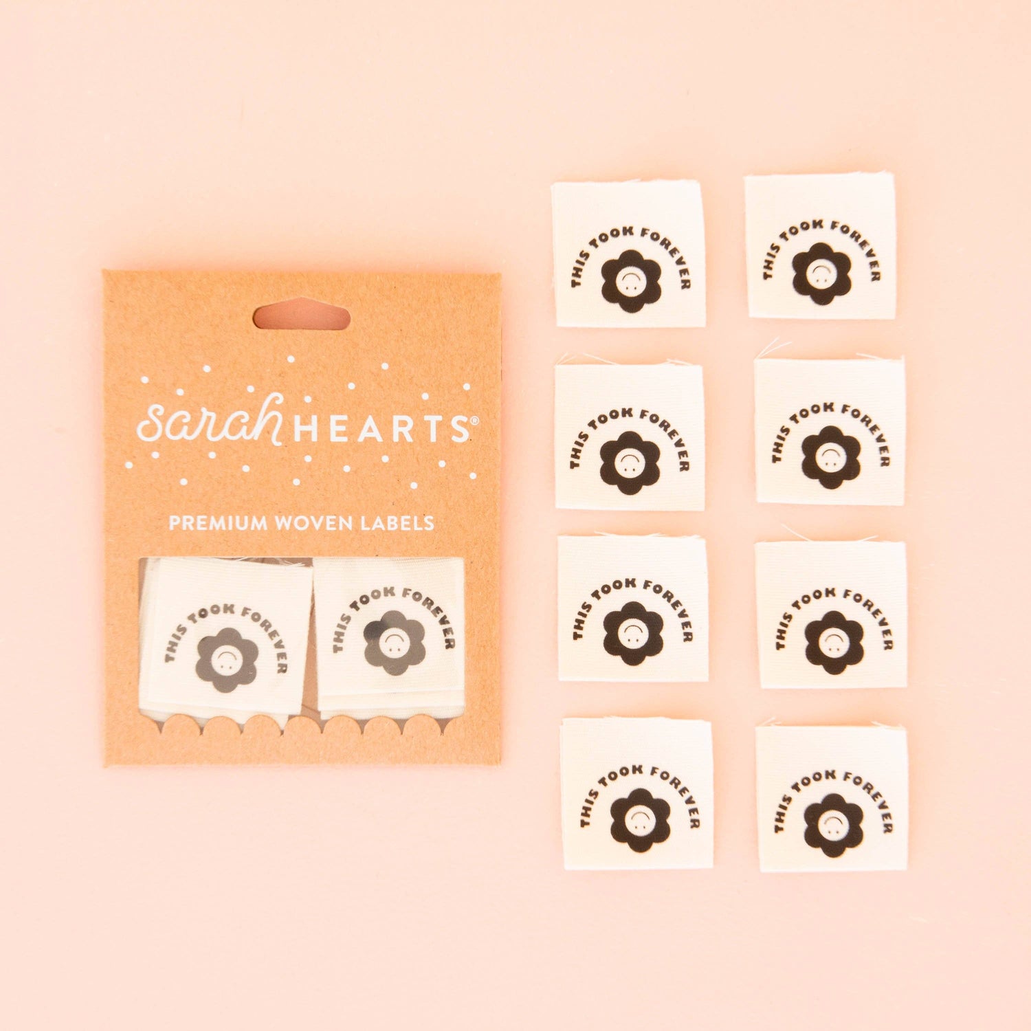 This Took Forever - Sarah Hearts - Sewing Labels