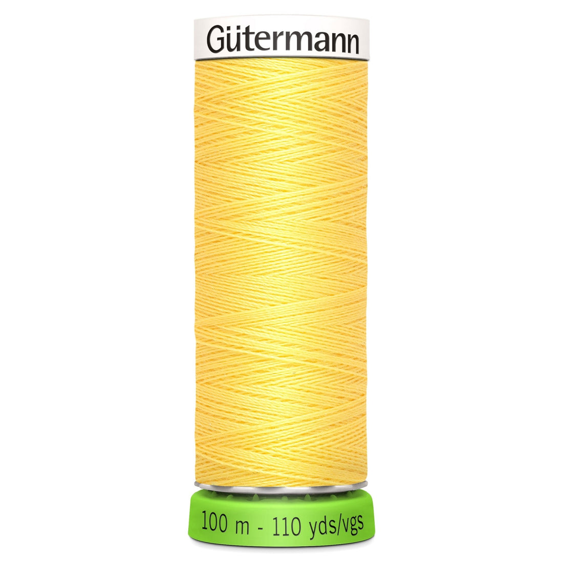852 Yellow - Gütermann Sew All rPET Thread 100m - sewecofabrics