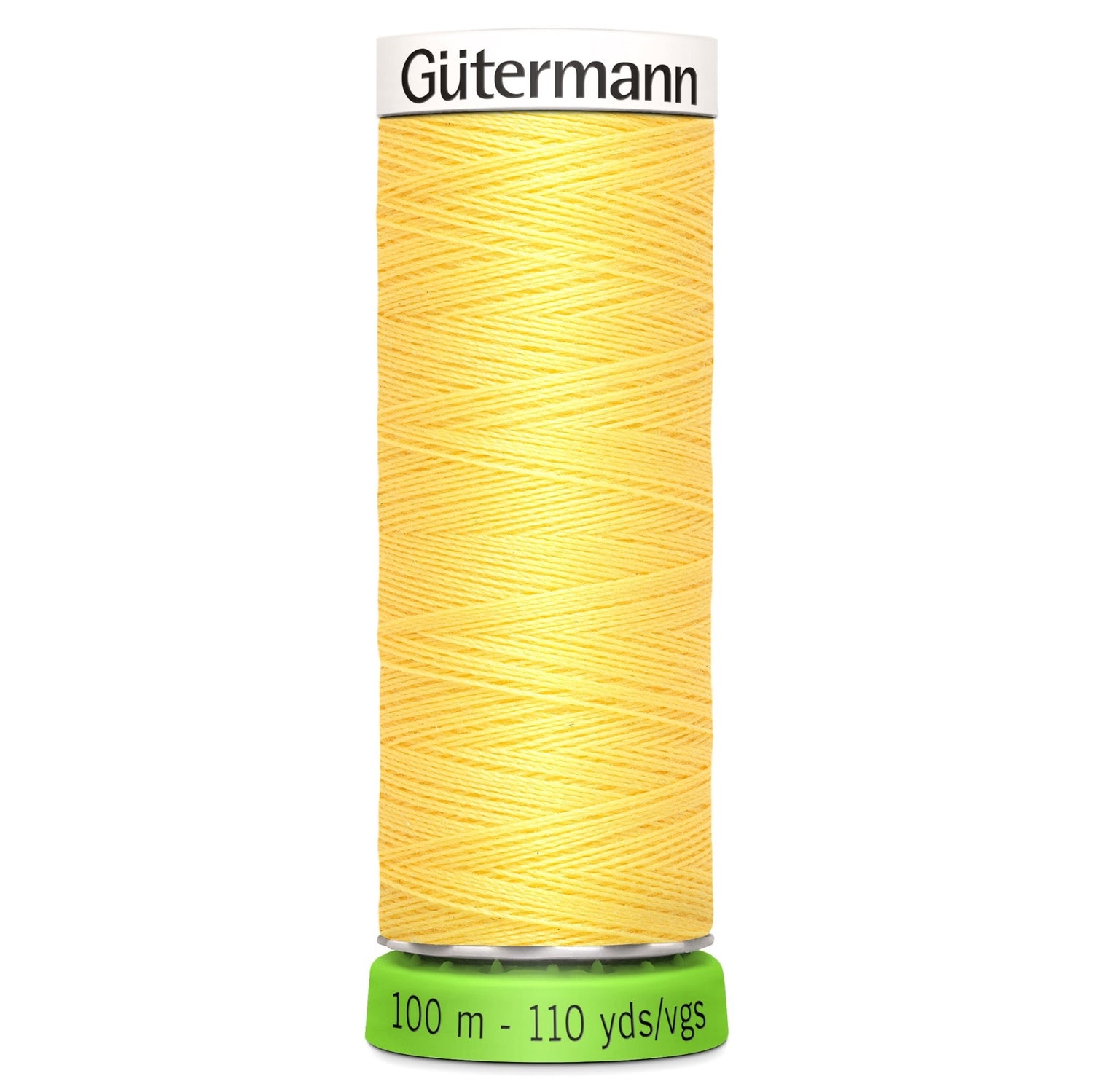852 Yellow - Gütermann Sew All rPET Thread 100m - sewecofabrics