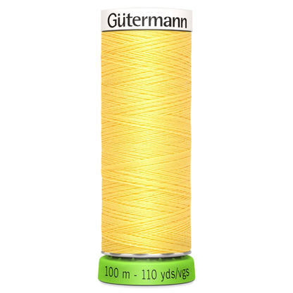 852 Yellow - Gütermann Sew All rPET Thread 100m - sewecofabrics