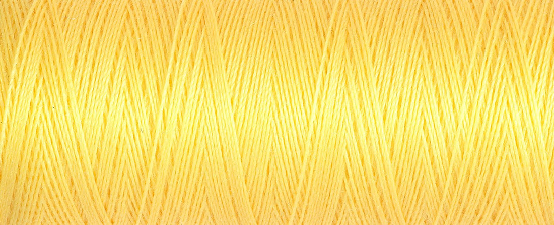 852 Yellow - Gütermann Sew All rPET Thread 100m - sewecofabrics