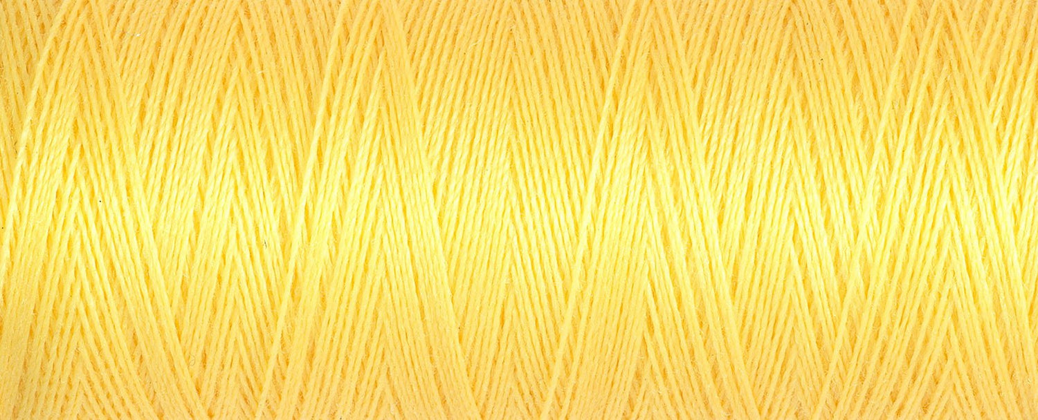 852 Yellow - Gütermann Sew All rPET Thread 100m - sewecofabrics