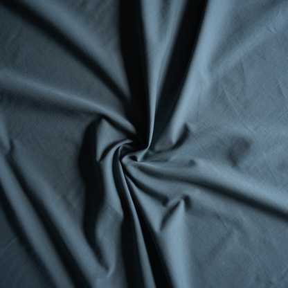 8oz Organic Cotton Sanded Twill Fabric - Adora Blue
