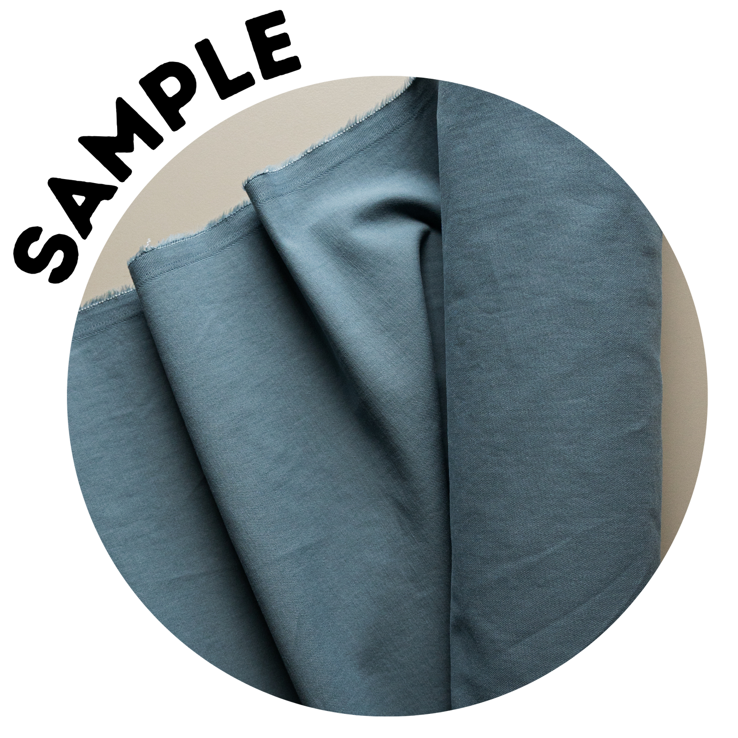 8oz Organic Cotton Twill - Adora Blue - Fabric Sample