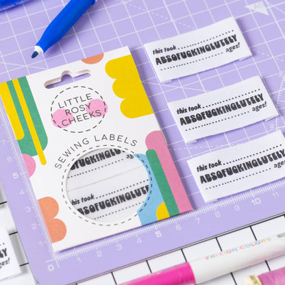 Absoufuckinglutely Ages - Little Rose Cheeks - Sewing Labels