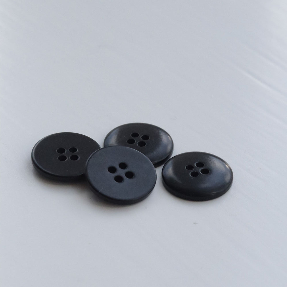 18mm Corozo Button - Black