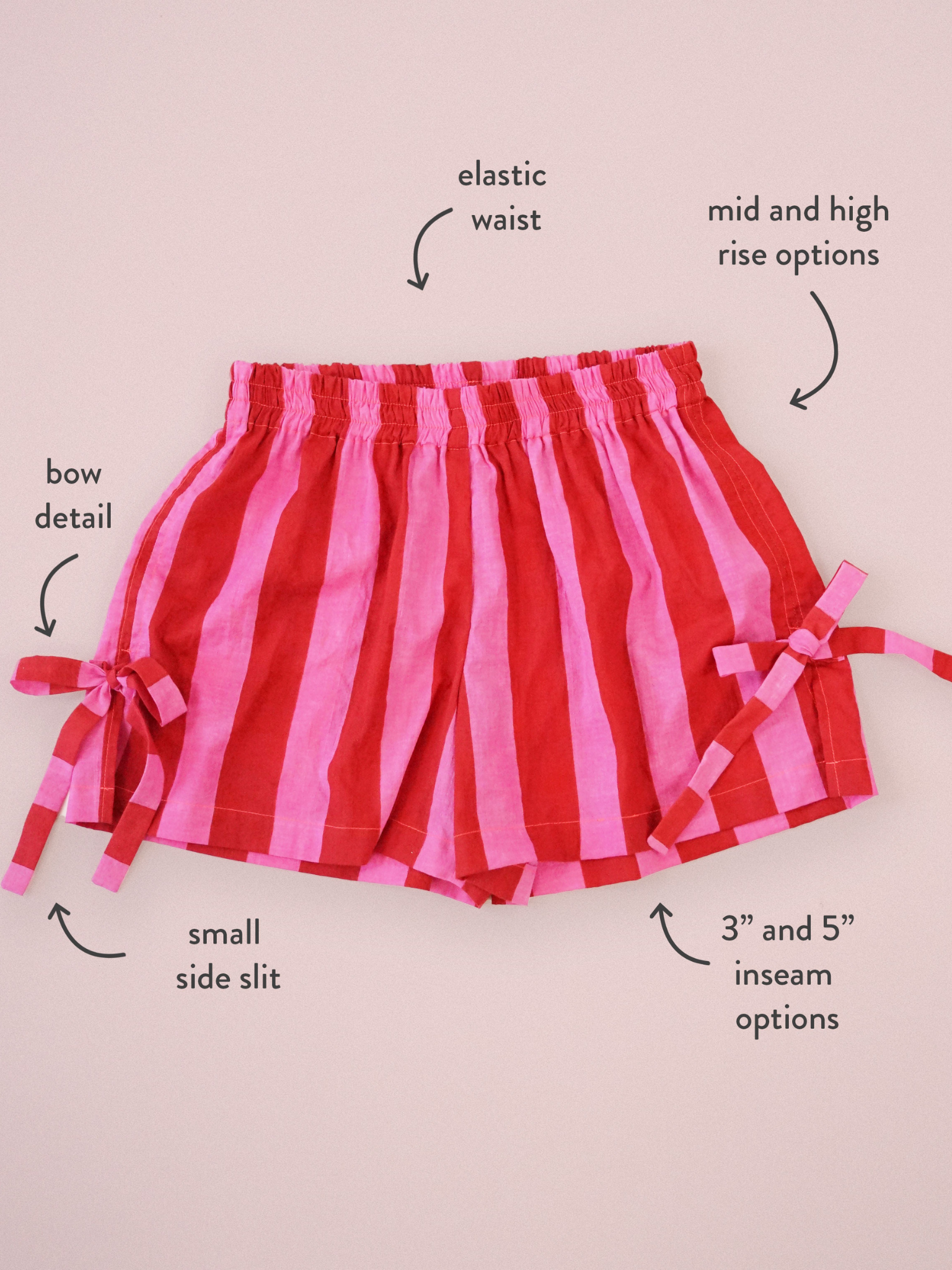 Boxer Bow Shorts - PDF Sewing Pattern