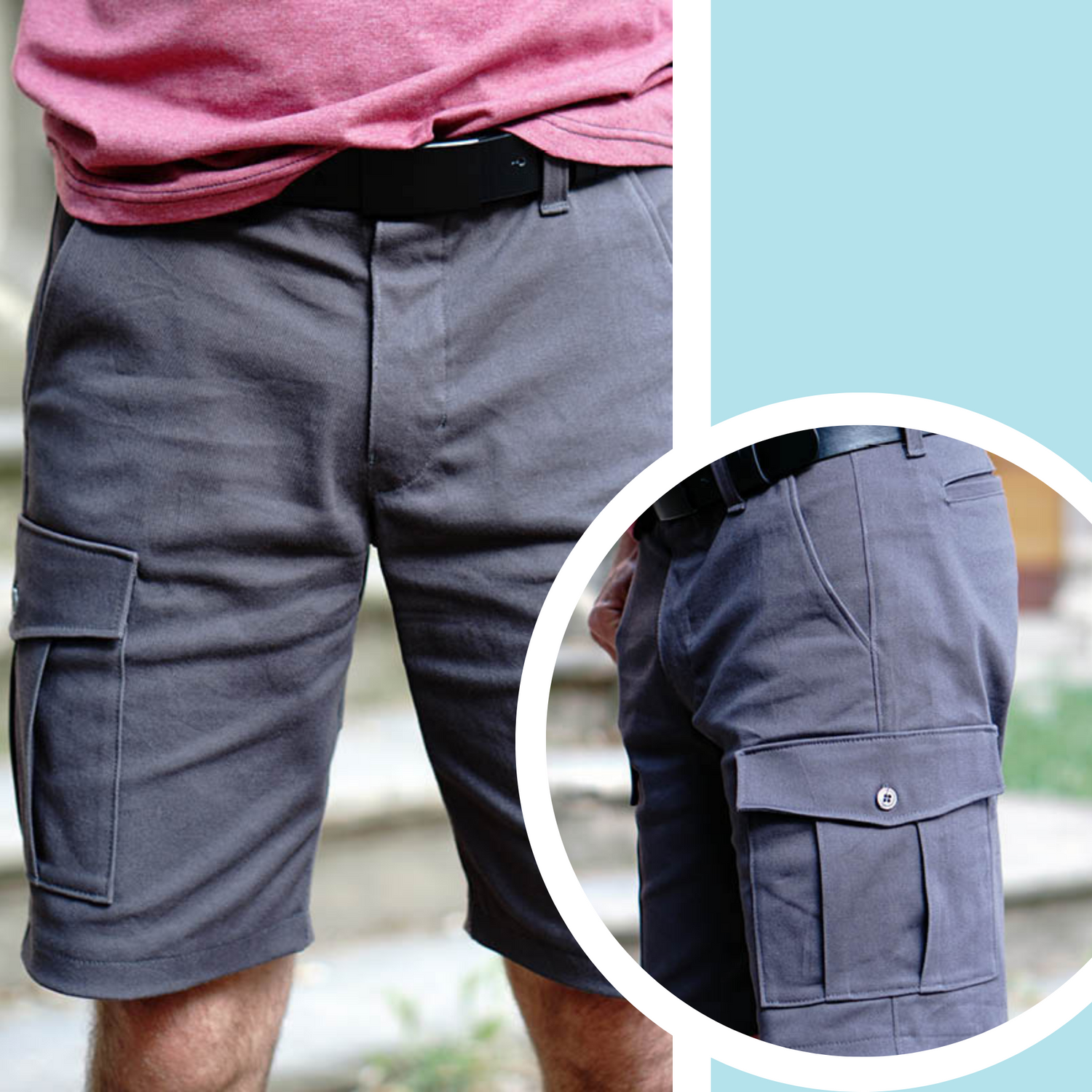 Cargo Shorts- Paper Sewing Pattern