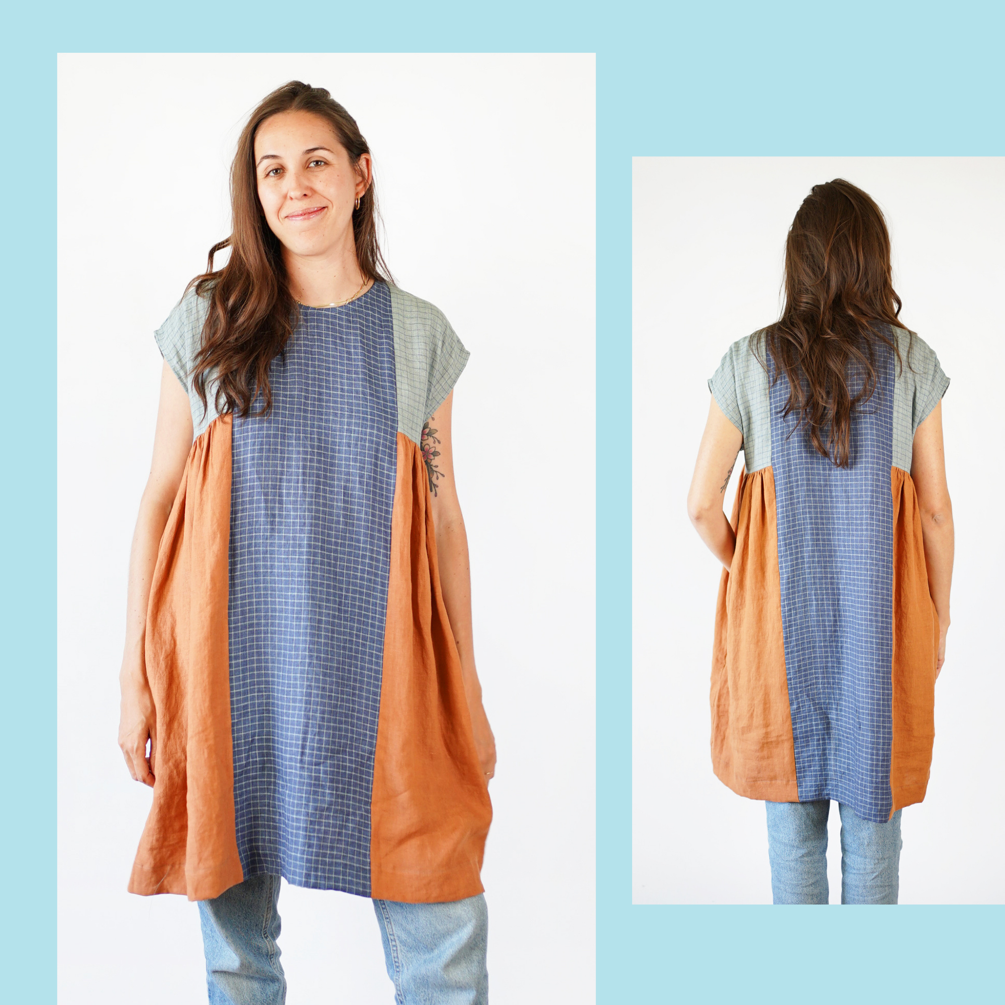 Collage Gather Dress - PDF Sewing Pattern