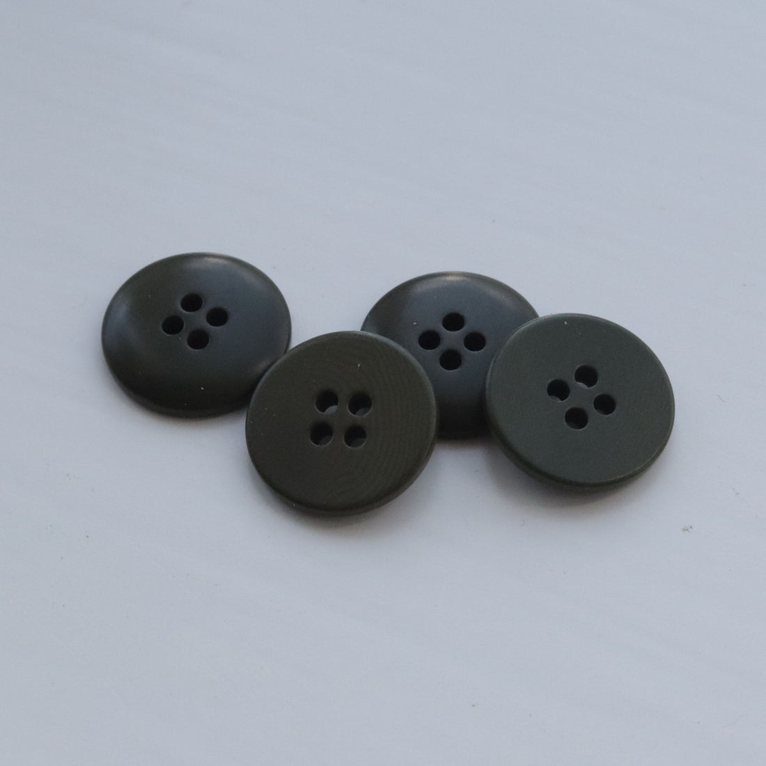 18mm Corozo Button - Khaki