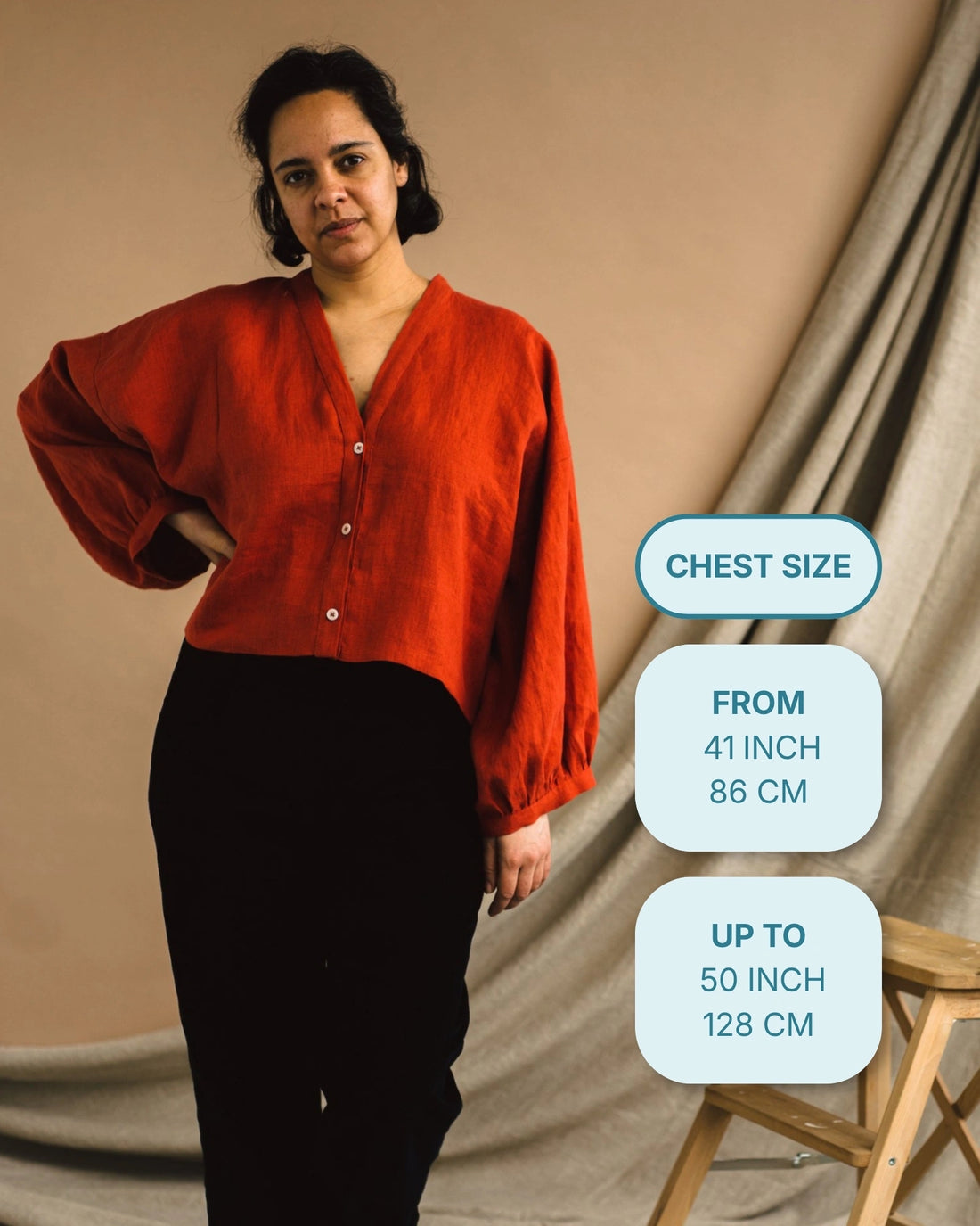Cropped Shirt, Zero Waste Sewing Pattern  (PDF)