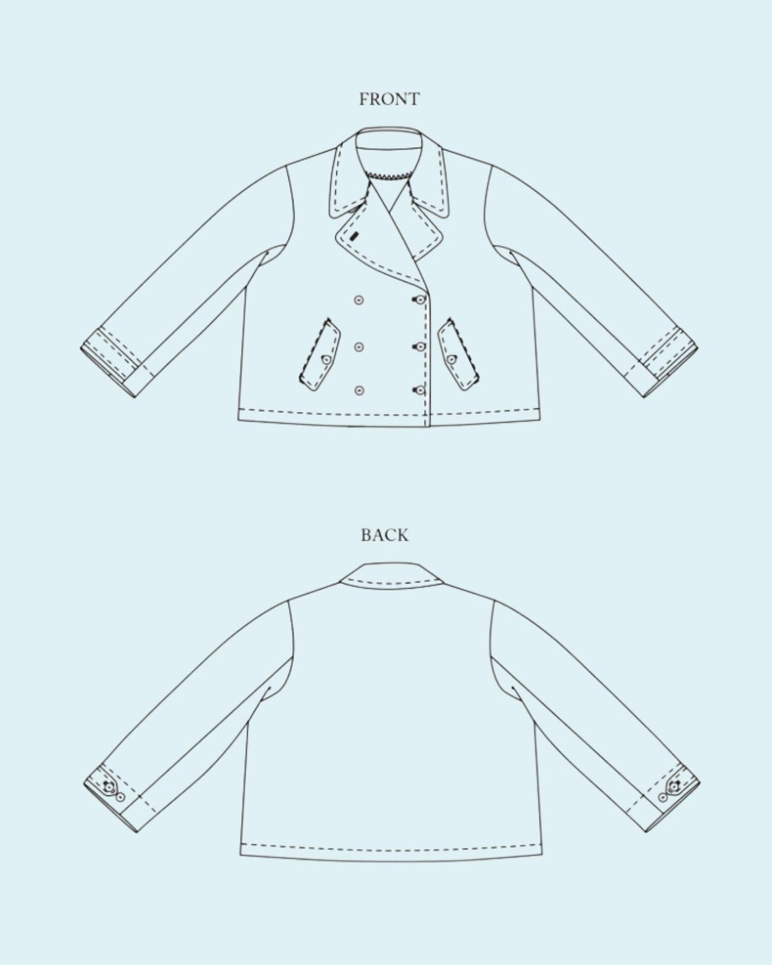 The Denham Jacket, Sewing Pattern from Merchant &amp; Mills (Paper)
