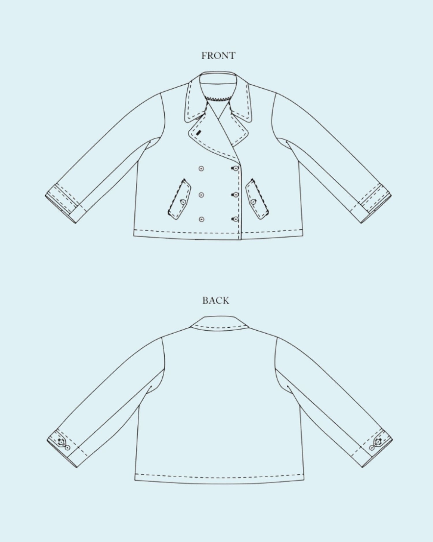 The Denham Jacket, Sewing Pattern from Merchant &amp; Mills (Paper)