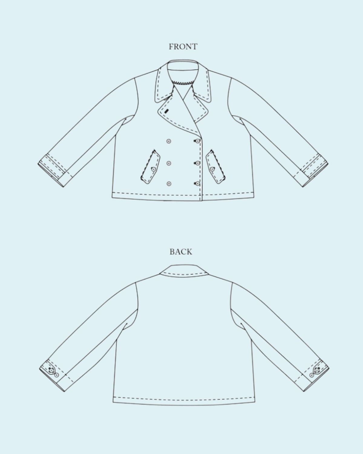 The Denham Jacket, Sewing Pattern from Merchant &amp; Mills (Paper)