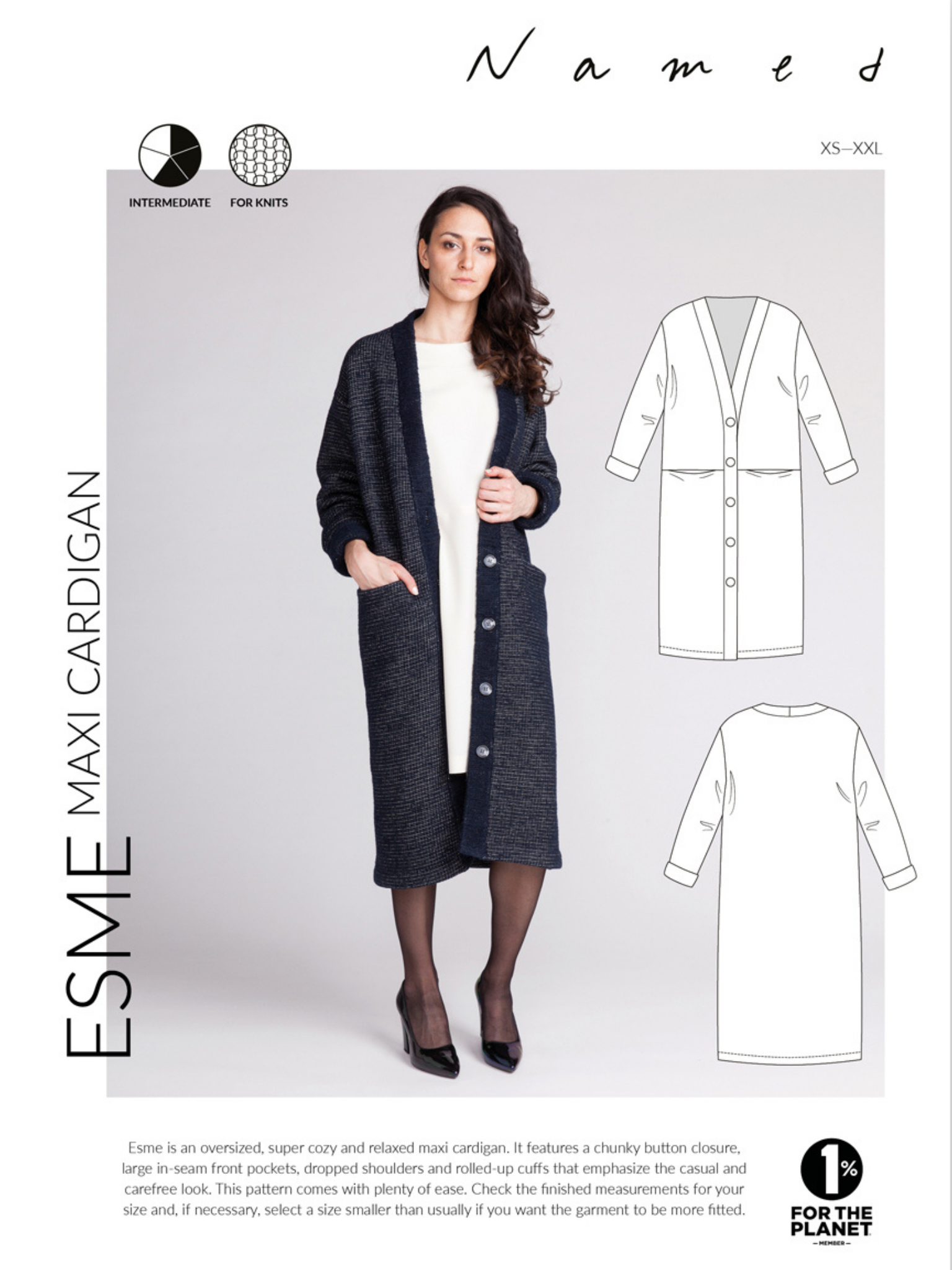 Esme Cardigan - PDF Sewing Pattern