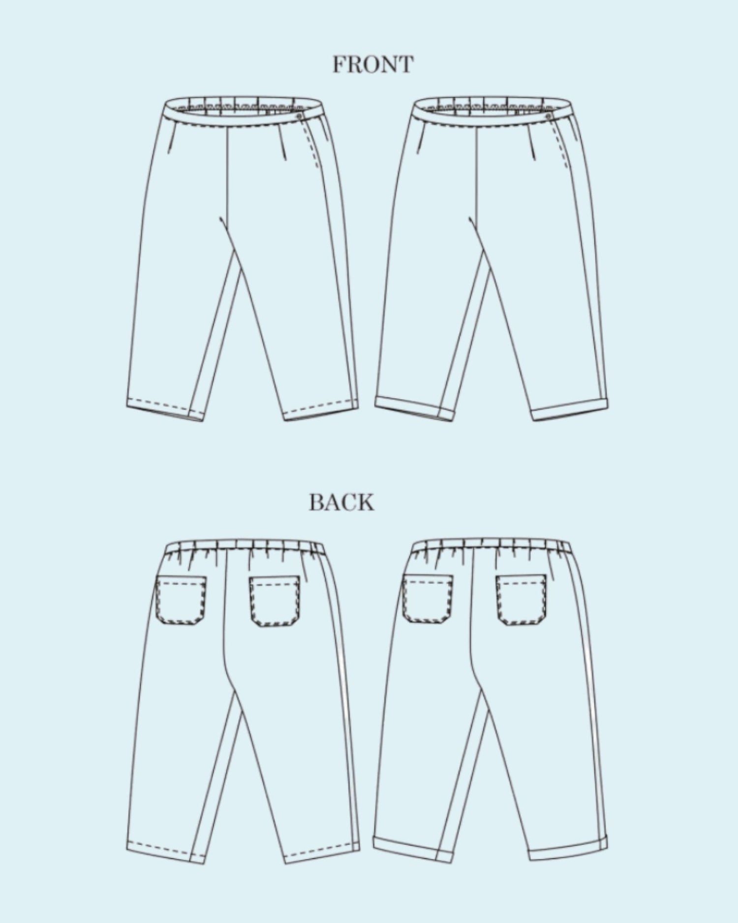 The Eve Trousers, Sewing Pattern from Merchant &amp; Mills (Paper)