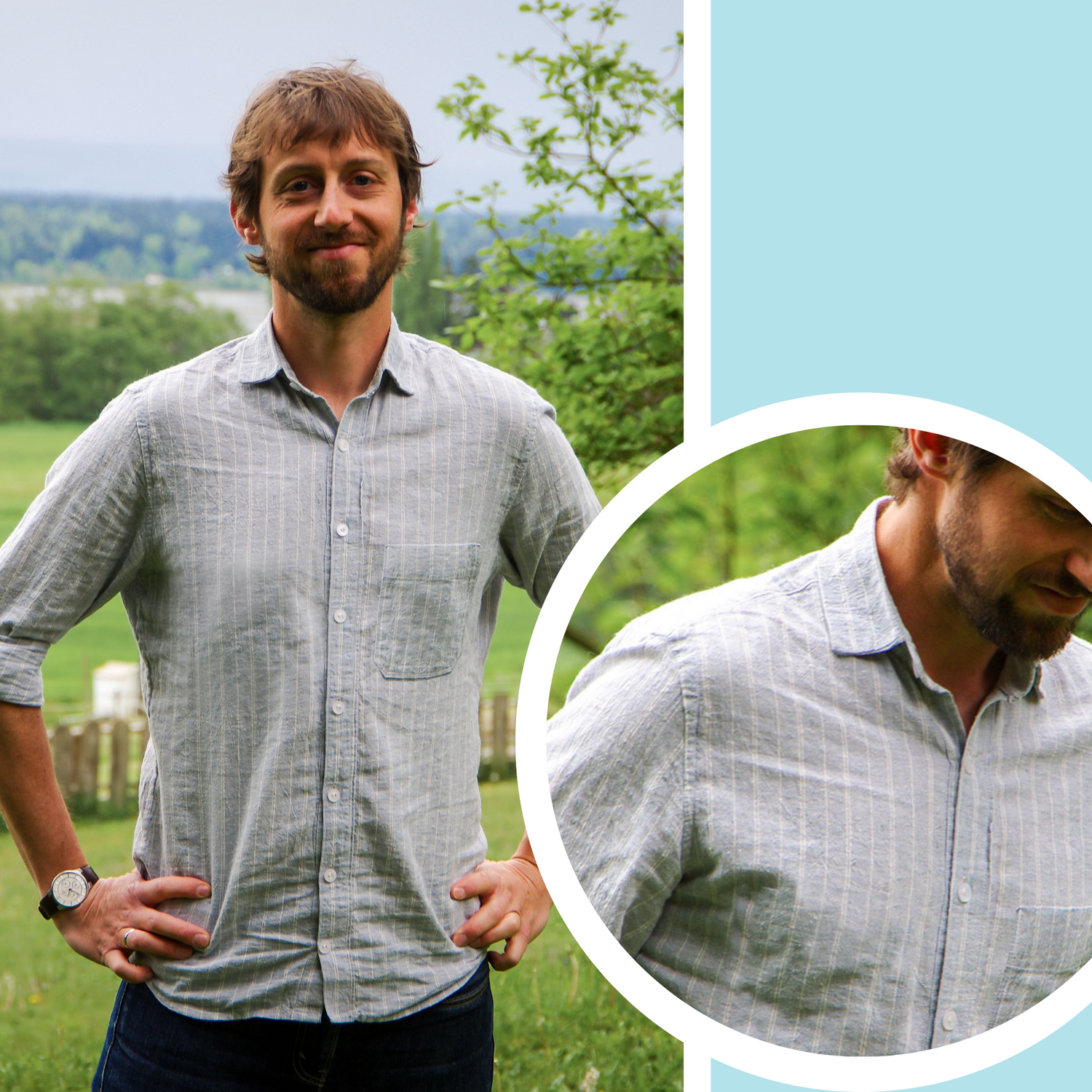 Fairfield Button Up - PDF Sewing Pattern