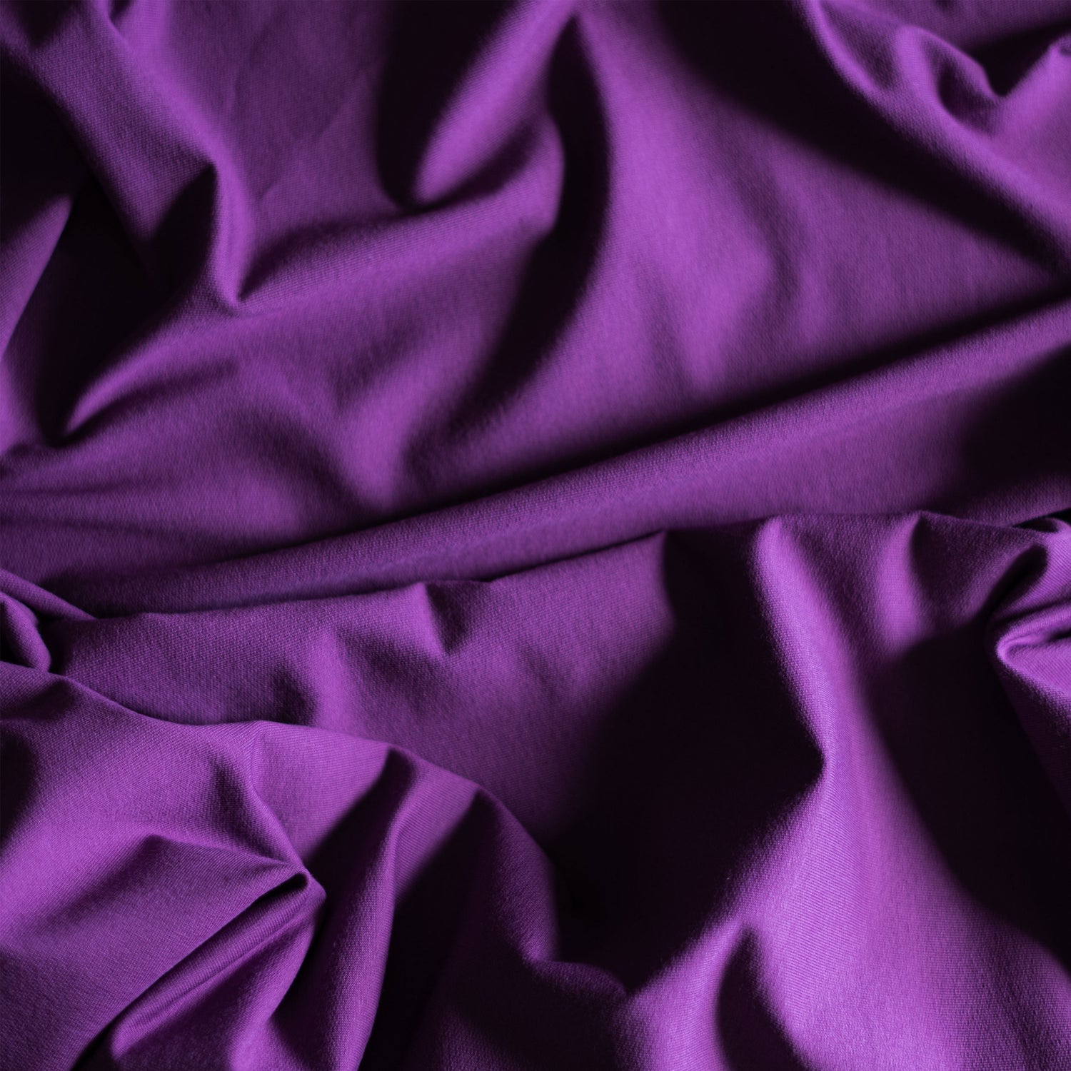 Plum Purple - French Terry Fabric