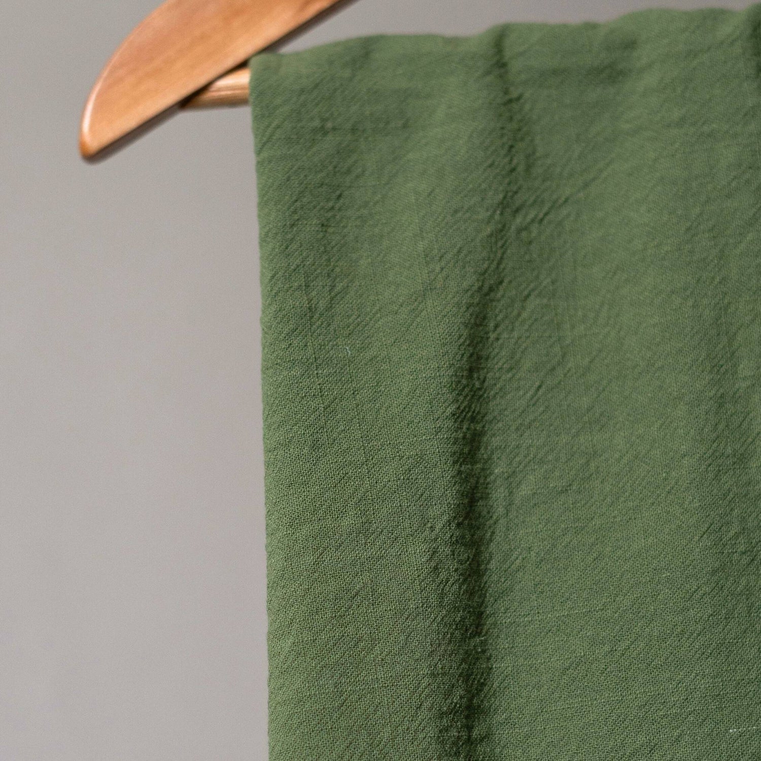 Vintage Nantucket Cotton - Olive Green Fabric