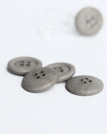 20mm Hemp Button, Grey