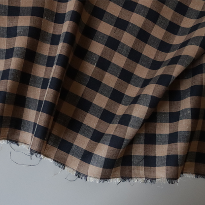 Irish Coffee - Oragnic Cotton Linen Fabric