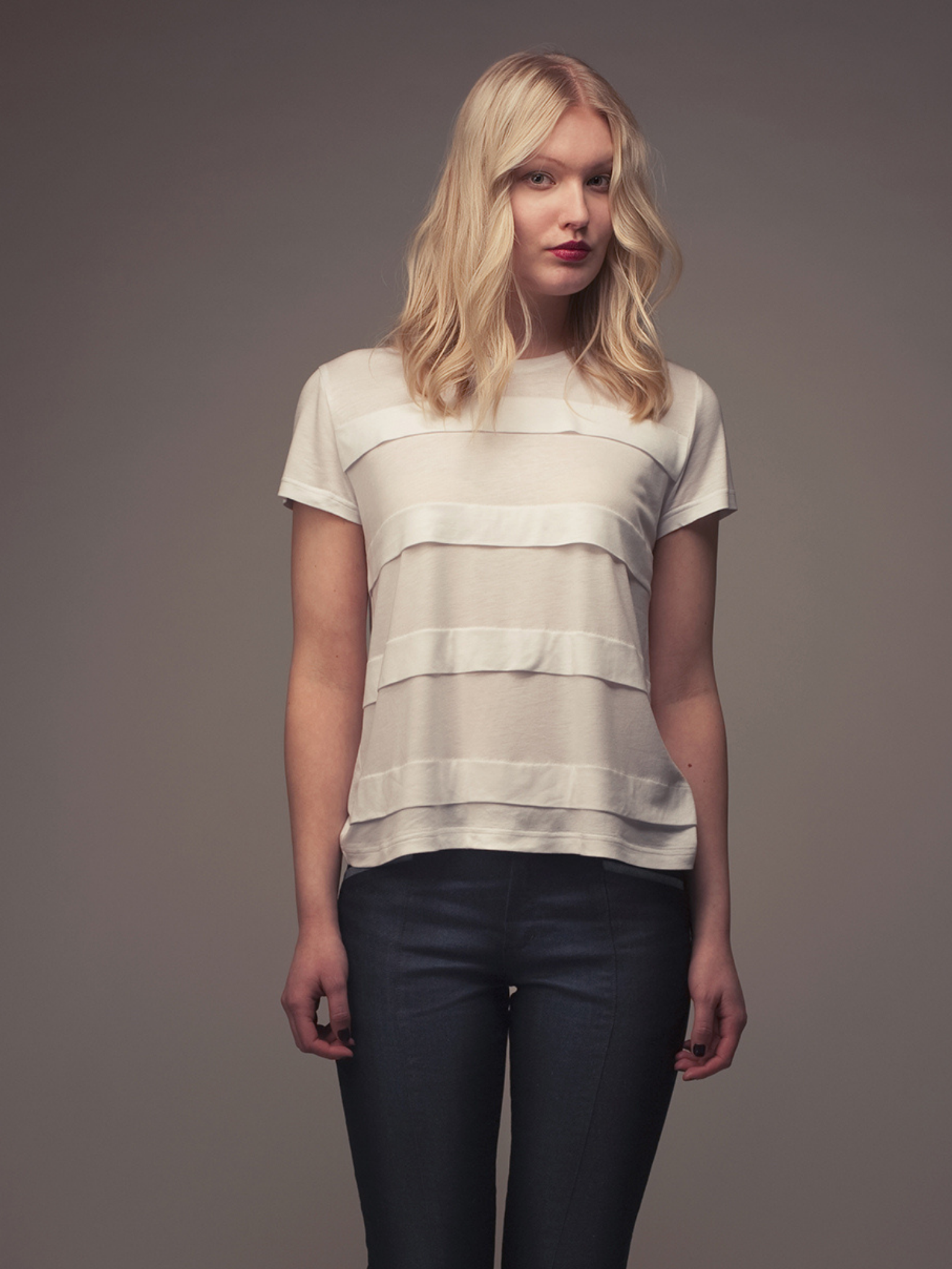 Laurie Pleated Tee - PDF Sewing Pattern