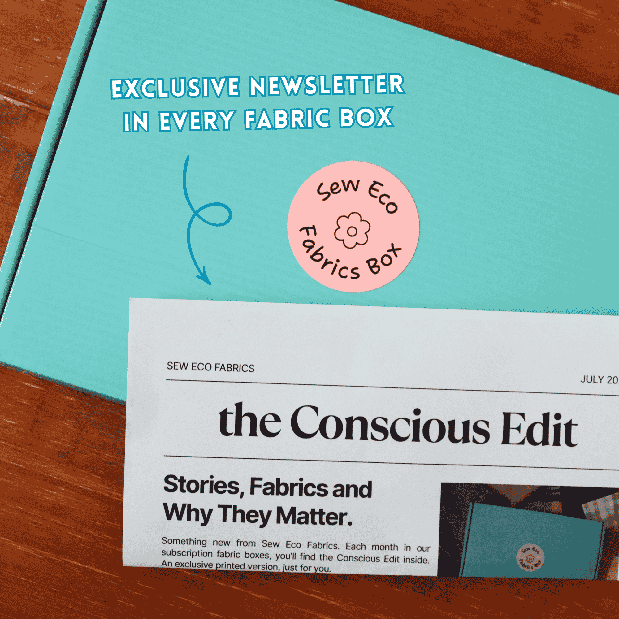 "Save the Shop" Fabric Box