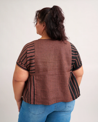 Collage Gather Top, Sewing Pattern from Matchy Matchy Sewing Club (PDF)