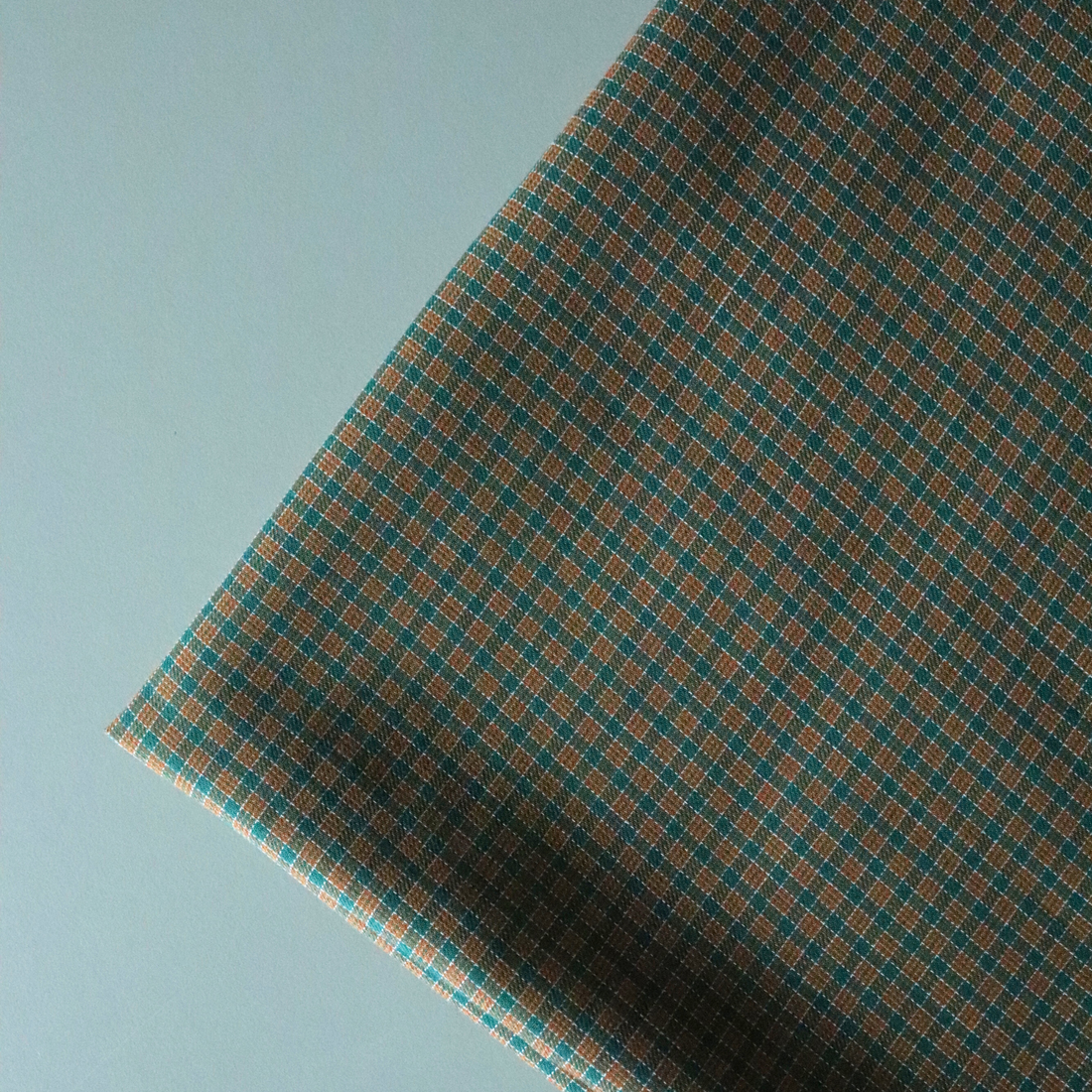 Moreen Plaid Toffee Cotton Fabric