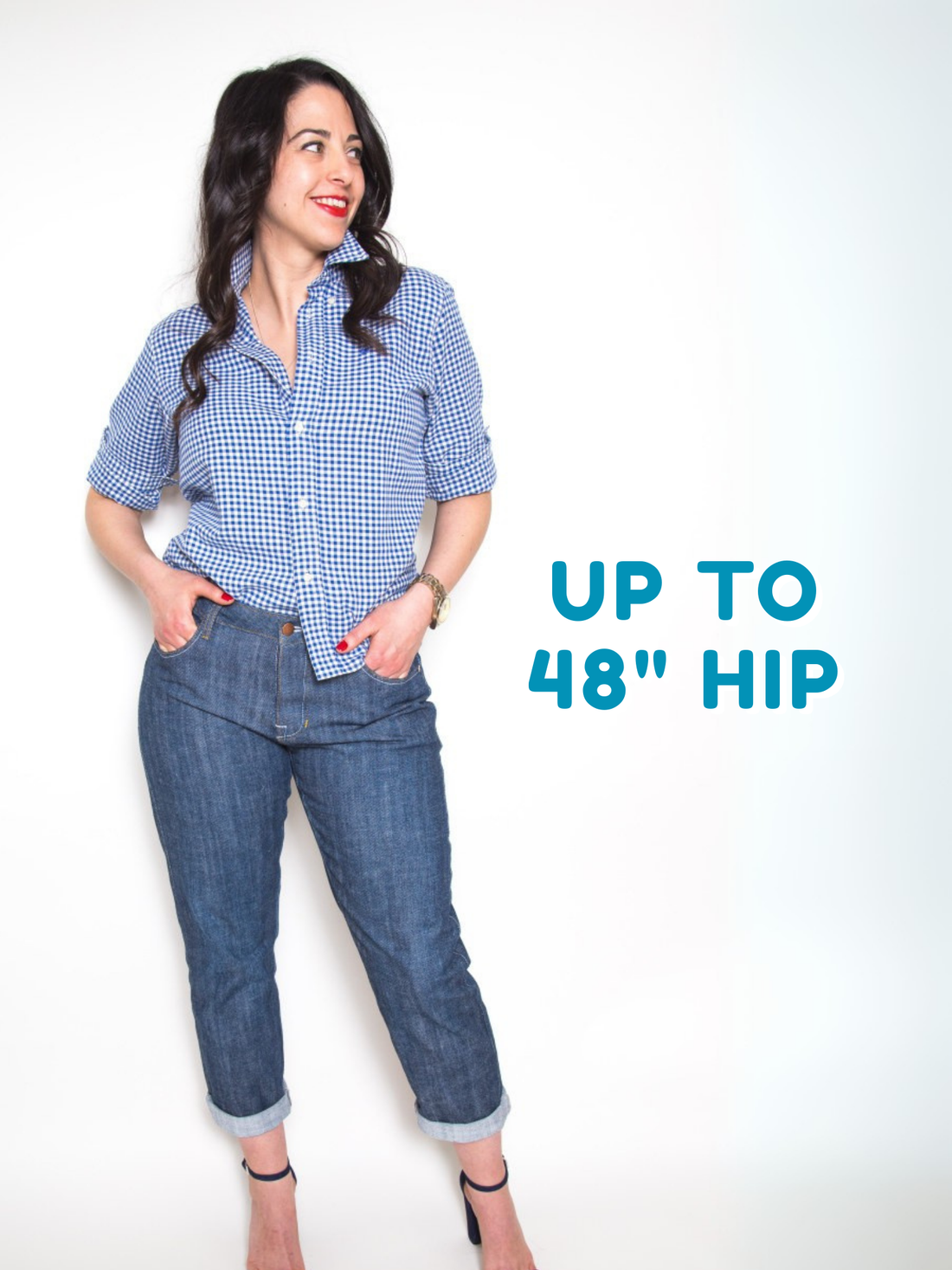 Morgan Boyfriend Jeans - Paper Sewing Pattern