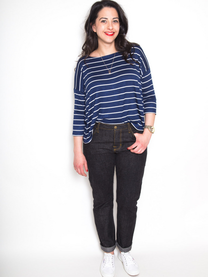 Morgan Boyfriend Jeans - Paper Sewing Pattern