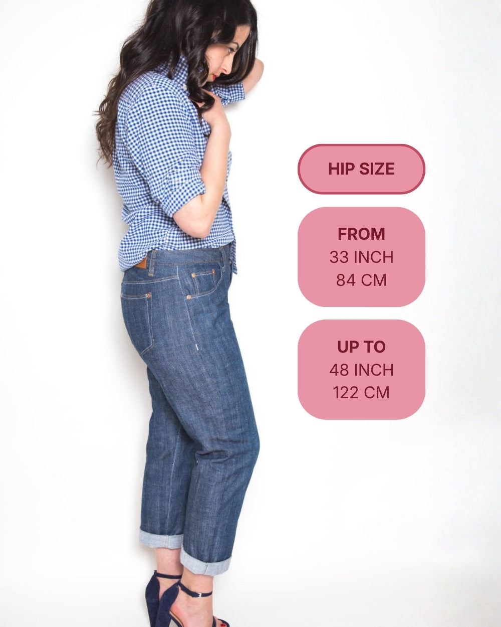 Morgan Boyfriend Jeans, Sewing Pattern from Closet Core Patterns (Paper)