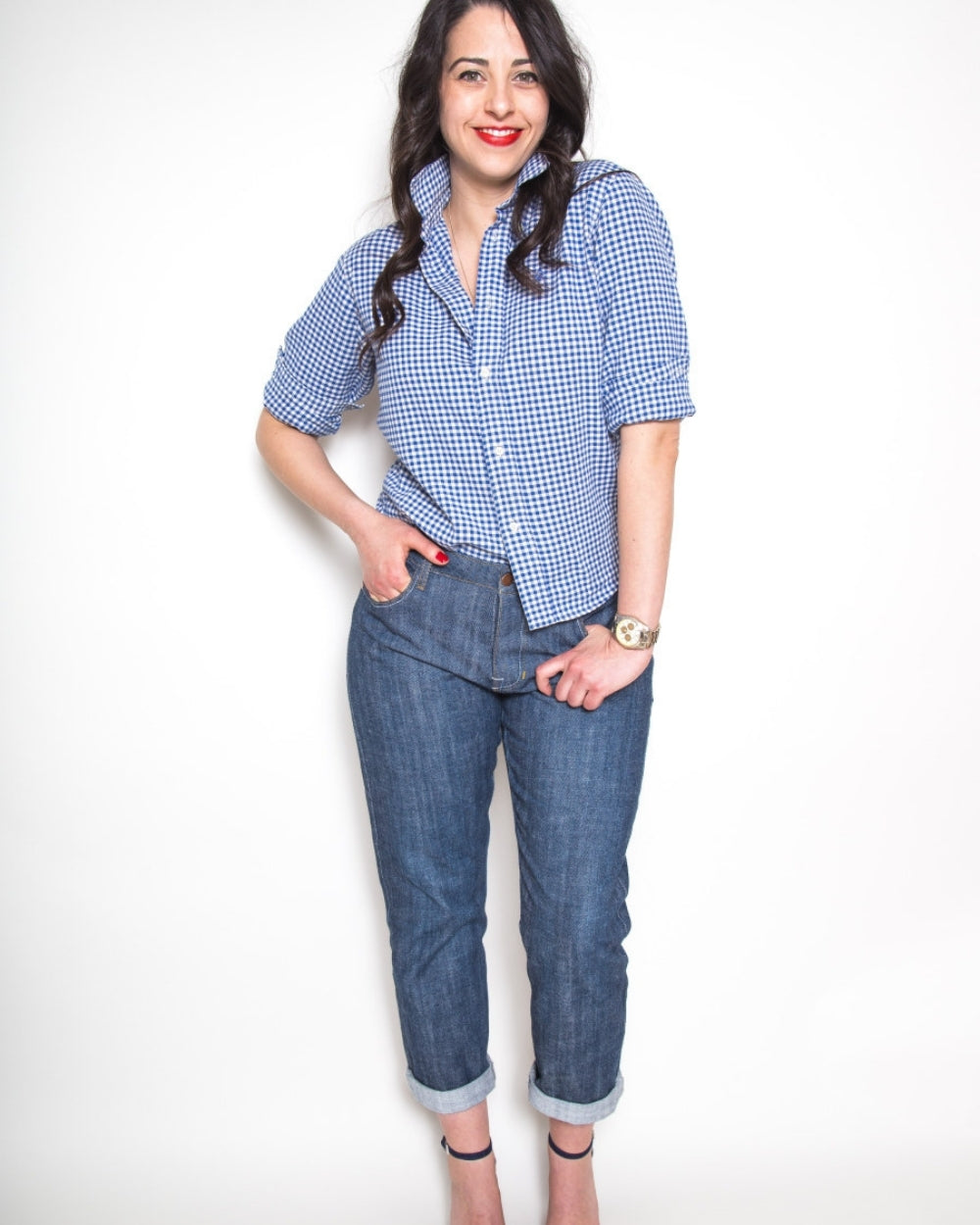 Morgan Boyfriend Jeans, Sewing Pattern from Closet Core Patterns (Paper)