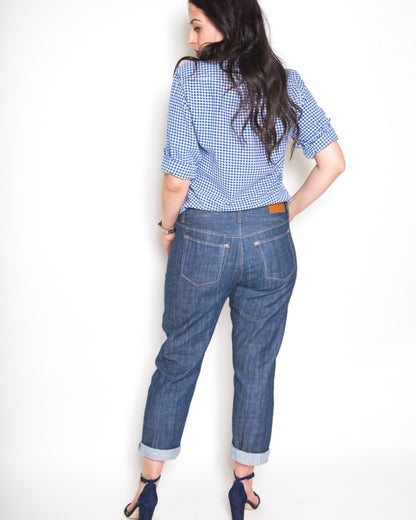 Morgan Boyfriend Jeans, Sewing Pattern from Closet Core Patterns (Paper)