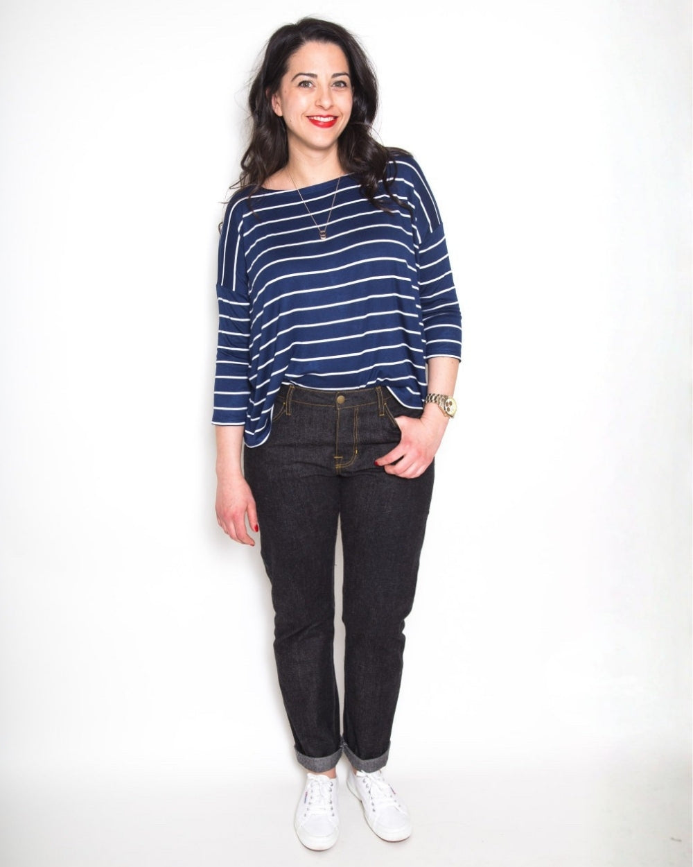 Morgan Boyfriend Jeans, Sewing Pattern from Closet Core Patterns (Paper)