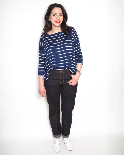 Morgan Boyfriend Jeans, Sewing Pattern from Closet Core Patterns (Paper)
