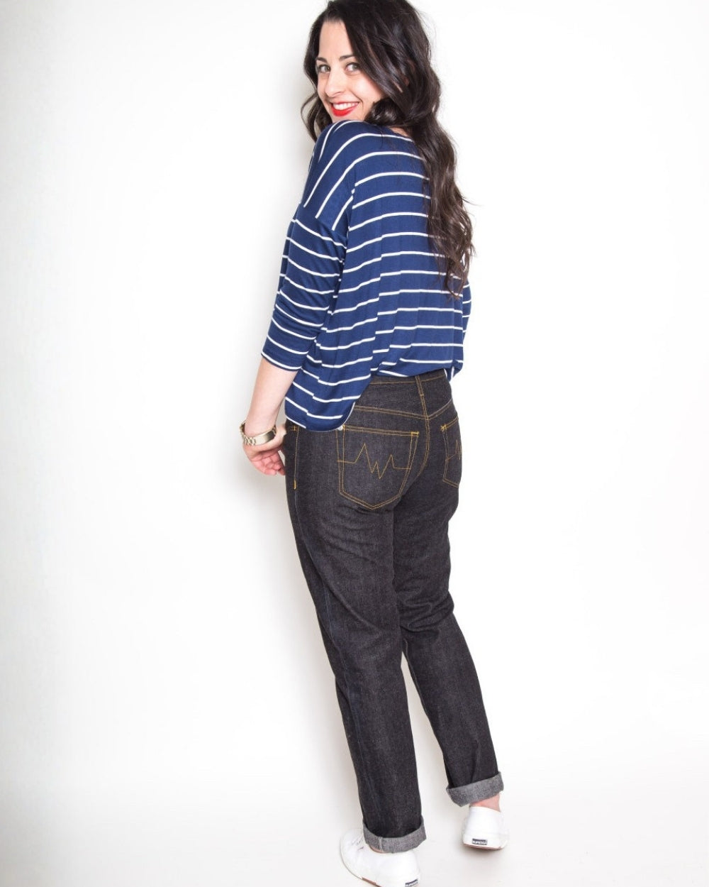 Morgan Boyfriend Jeans, Sewing Pattern from Closet Core Patterns (Paper)
