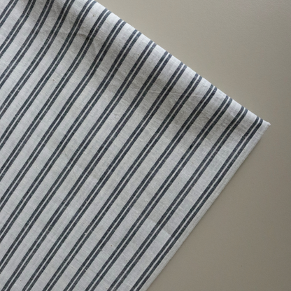 Parchment Stripe Indian Cotton Fabric