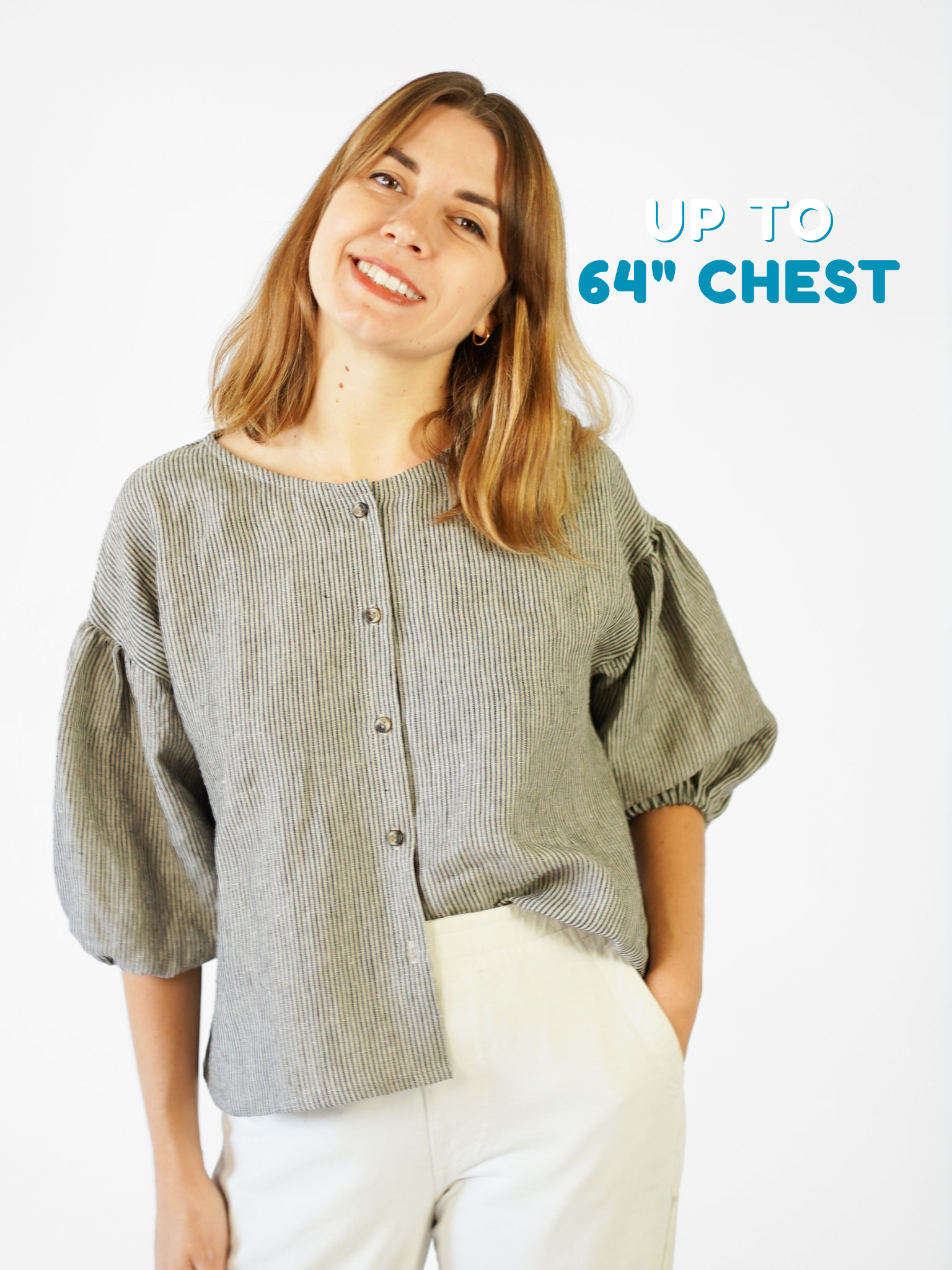 Puff Sleeve Top - PDF Sewing Pattern