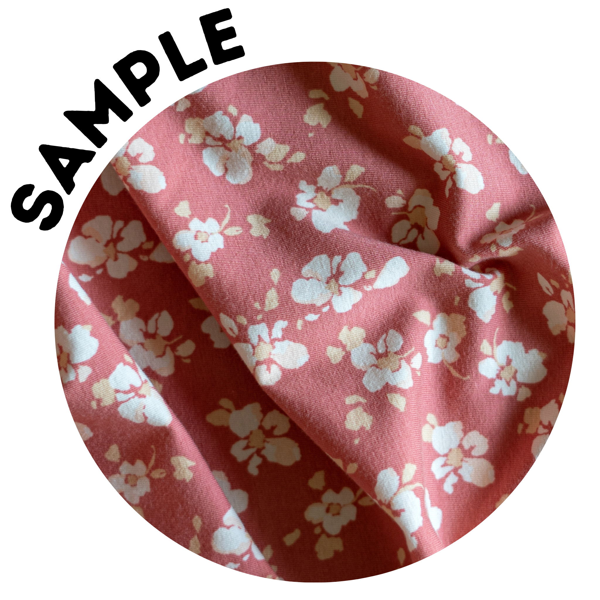 Knit Jersey - Rising Blooms - Sample