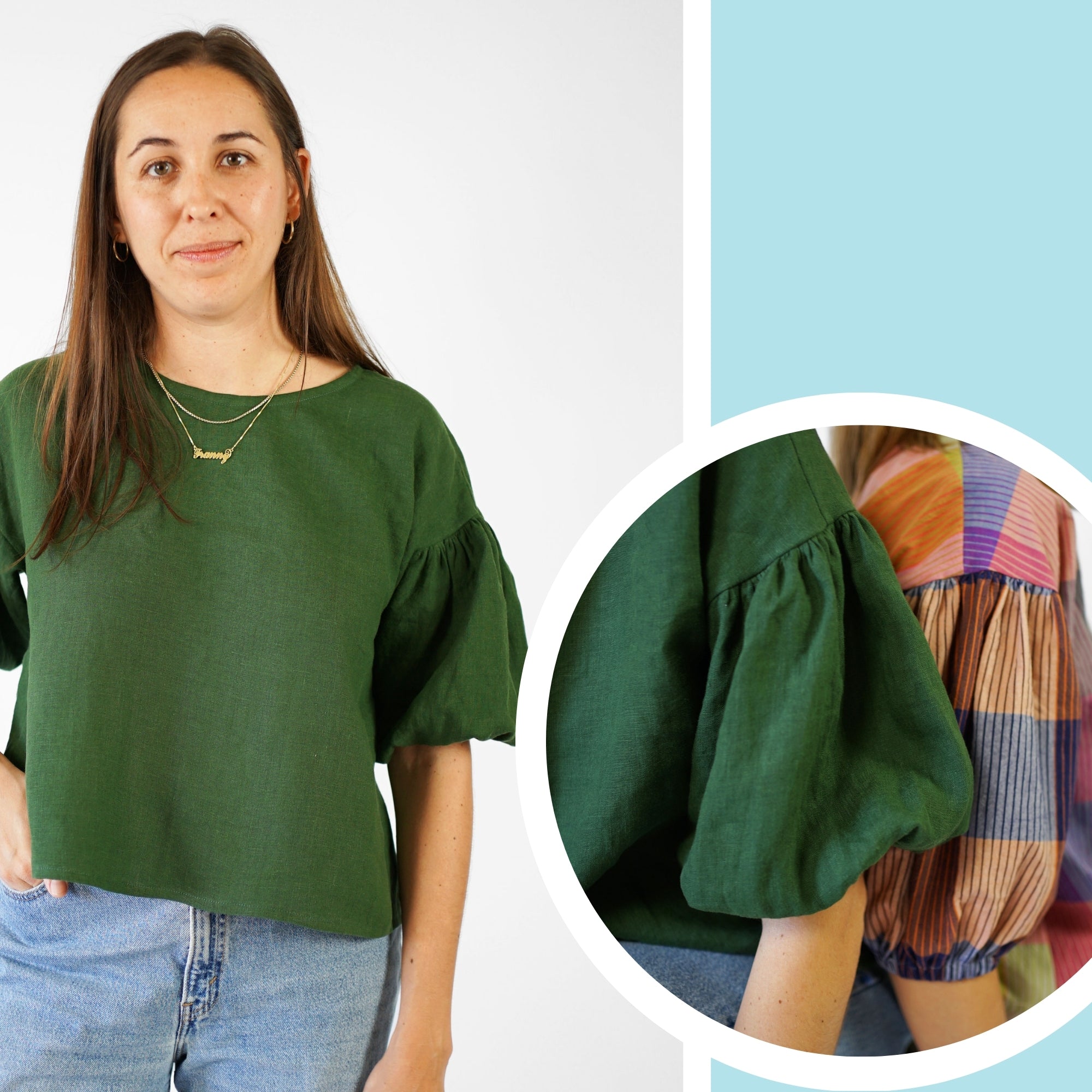 Puff Sleeve Top - PDF Sewing Pattern