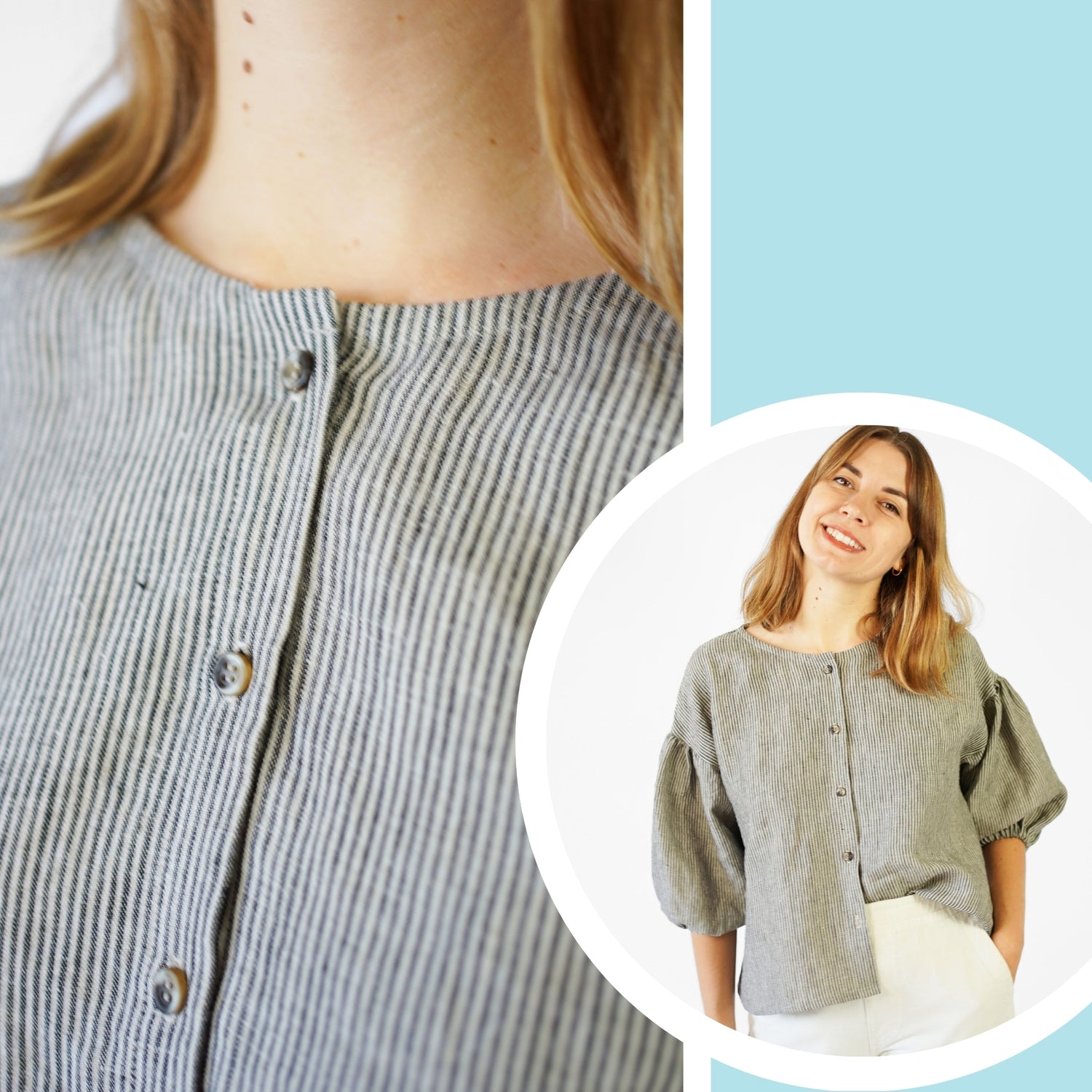 Puff Sleeve Top - PDF Sewing Pattern