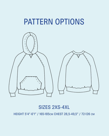 Rebel Sweater, Sewing Pattern from Wardrobe by Me (Paper)