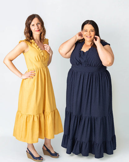 Rivelin Ruffle Dress - PDF Sewing Pattern