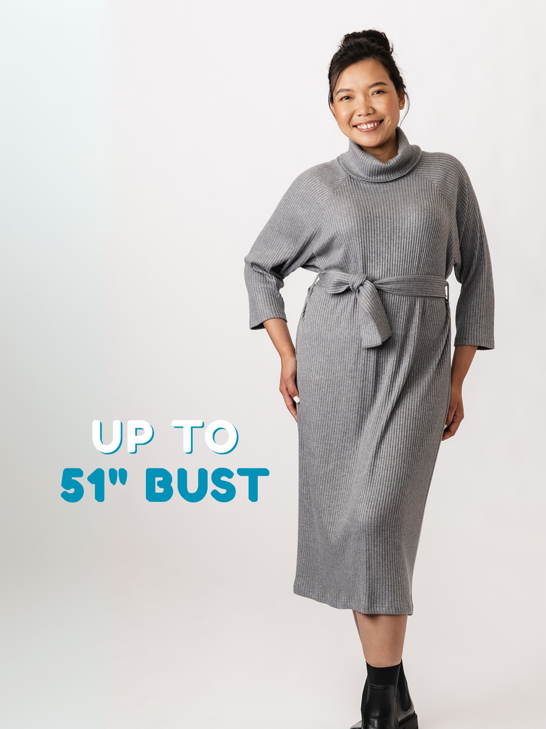 Salla Sweater Dress - PDF Sewing Pattern