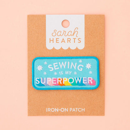 Iron-on patch with &