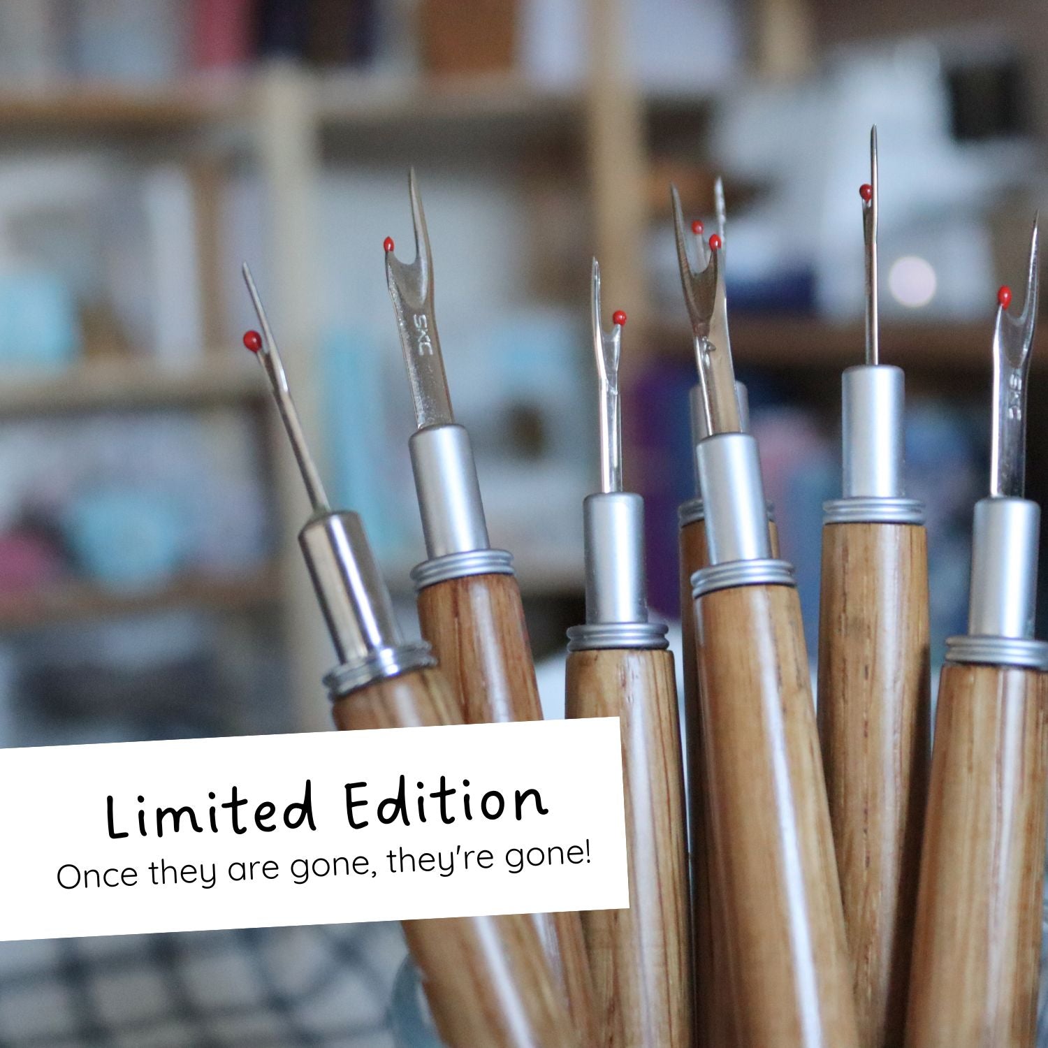 Reclaimed Wooden Seam Ripper for Sewists sewecofabrics