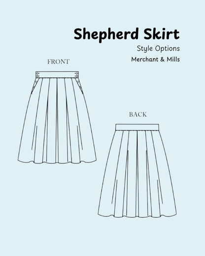 The Shepherd Skirt, Sewing Pattern from Merchant &amp; Mills (Paper)